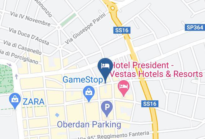 Lecce - Butterfly B&b Maps