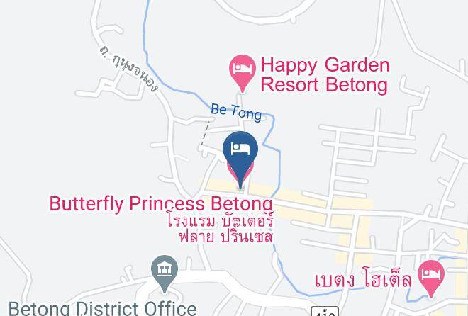Betong District - Butterfly Princess Betong Hotel Maps