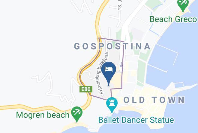 Budva - Butua Residence Maps