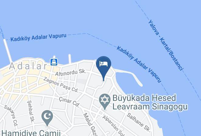 Adalar - Buyukada Ada Sahil Otel Maps