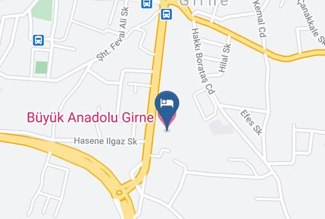 Yukari Girne - Buyuk Anadolu Girne Hotel Maps