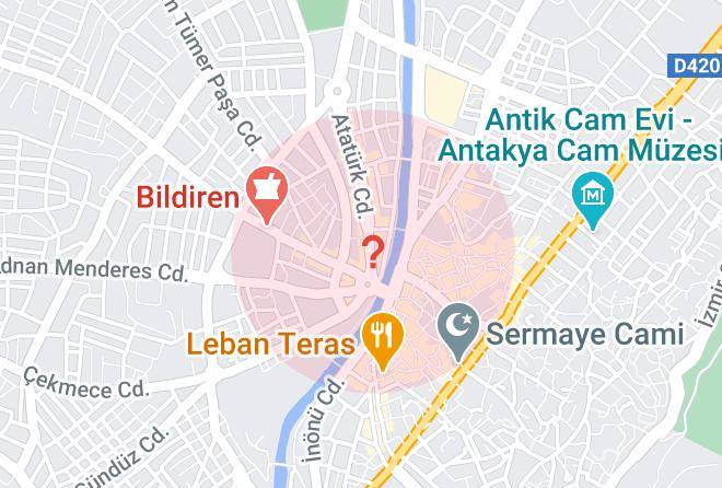Antakya - Buyuk Antakya Restoran Maps