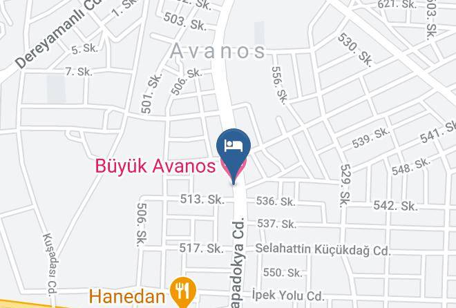 Avanos - Buyuk Avanos Hotel Maps