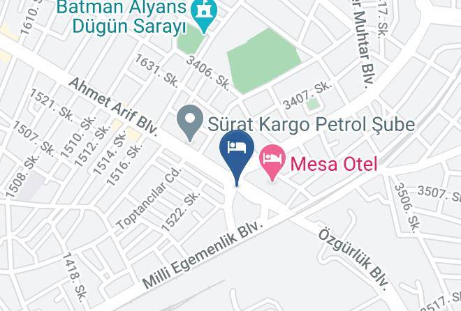 Buyuk Gecit Otel Map