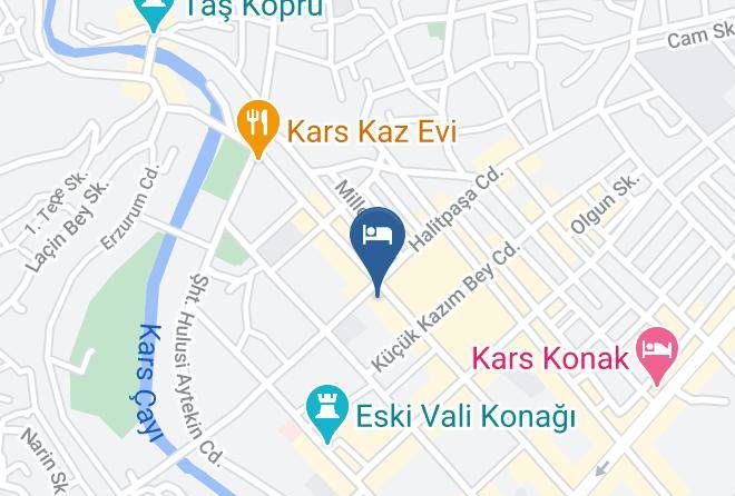 Kars Yusuf Pasa - Buyuk Kale Otel Maps