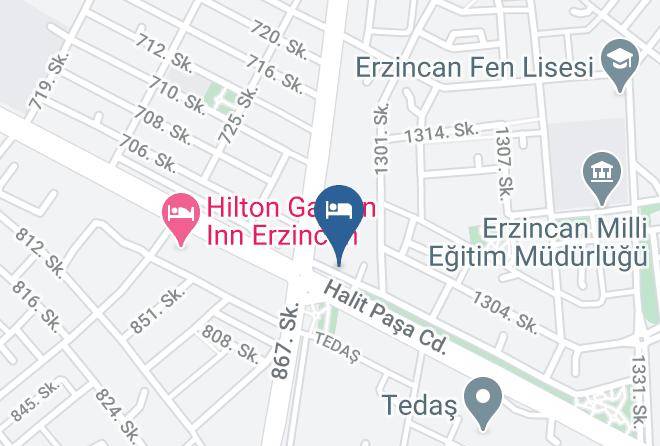 Erzincan - Buyuk Erzincan Oteli Maps