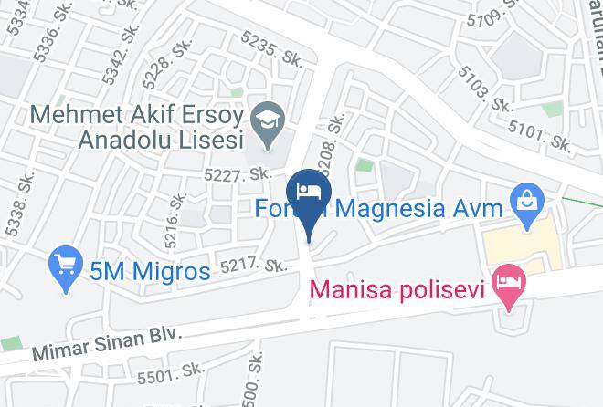 Yunusemre - Hotel Buyuk Saruhan Maps