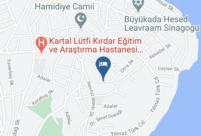 Adalar - Buyukada Elisa Butik Otel Maps