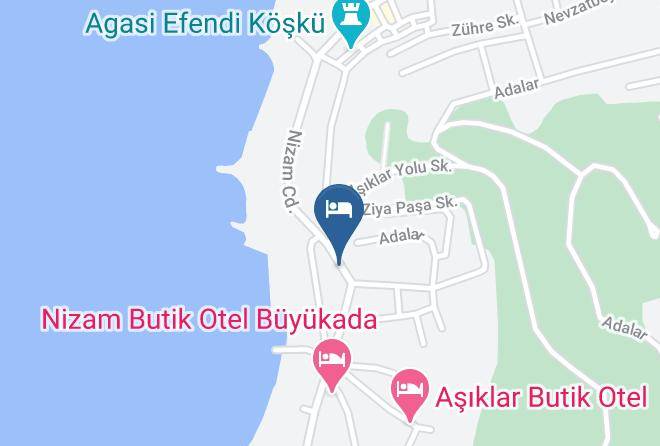 Adalar - Buyukada Gorkemli Hotel&cafe Maps