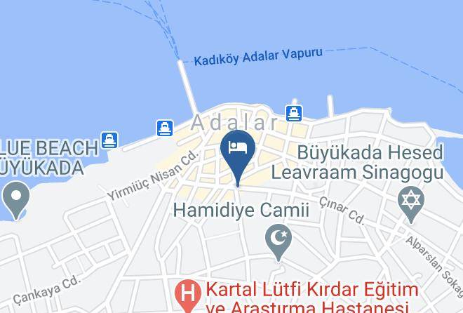 Adalar - Yildizlar Evi Otel Maps
