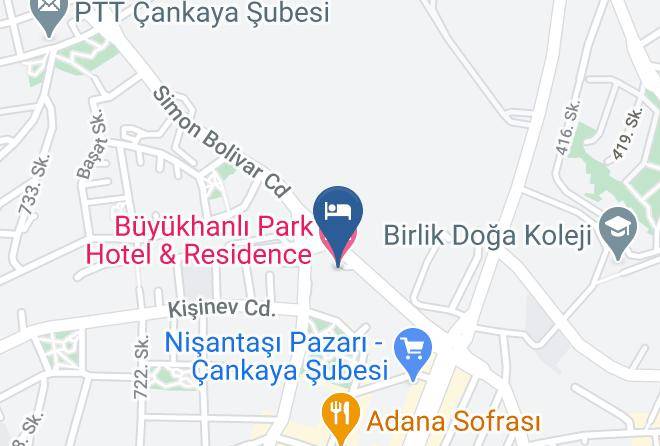 Cankaya - Buyukhanli Park Hotel & Residence Maps
