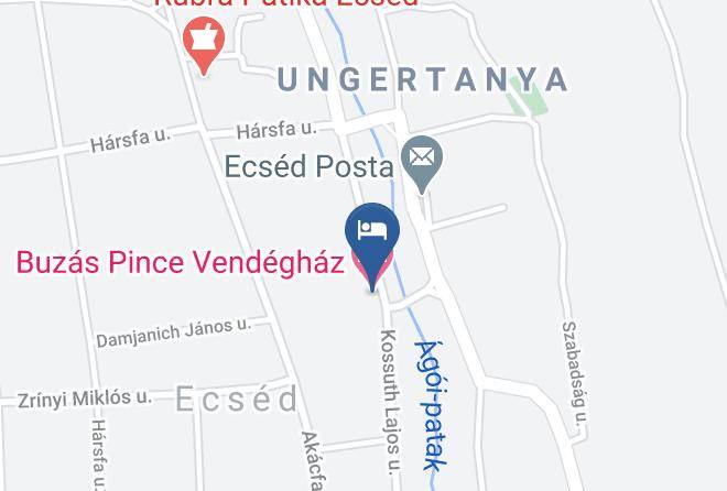 Ecsed - Buzas Pince Vendeghaz Maps