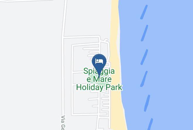 Bvacance Presso Holiday Park Spiaggia E Mare Map
