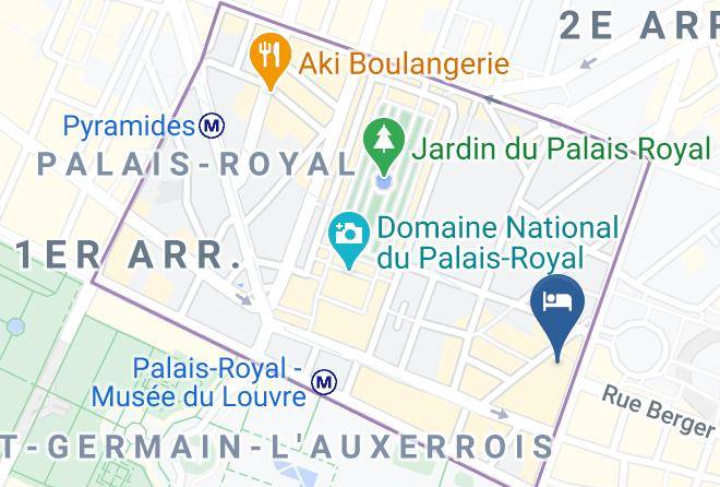 Paris - Bvj Louvre Auberge De Jeunesse Maps