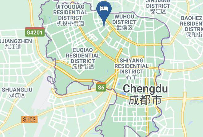 Chengdu - Bvstin Hongnan Hotel Maps