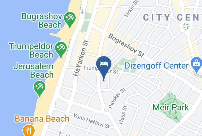 Tel Aviv Yafo - Hotel Mercure Tel Aviv City Center Maps
