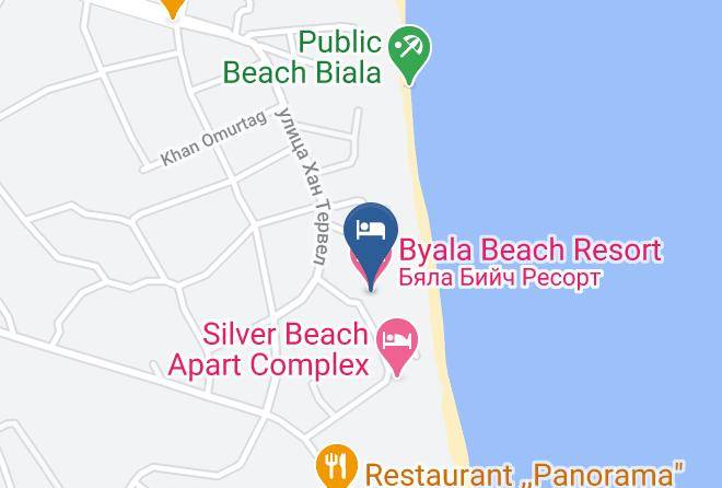Byala Beach Resort Map