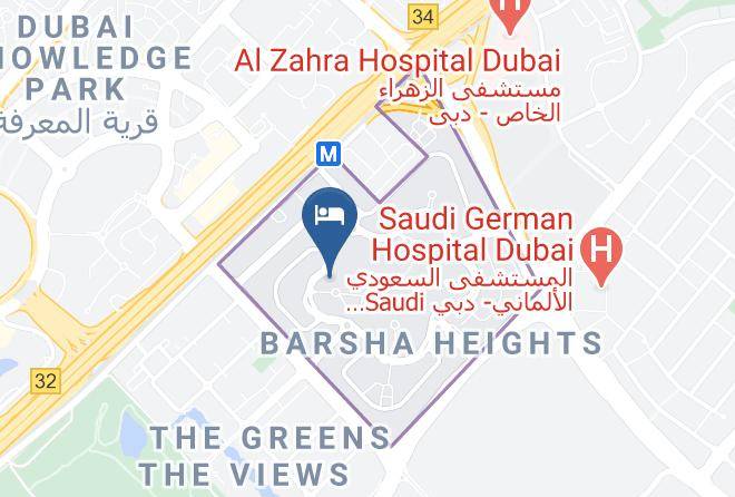 Dubai - Byblos Hotel Maps