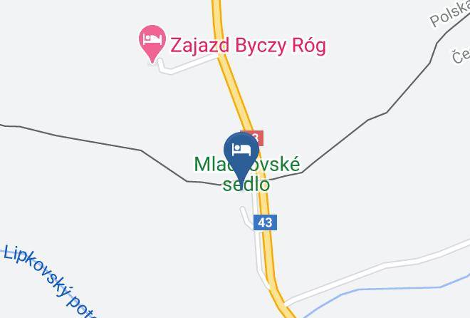 Usti Nad Orlici - Byczy Rog Noclehy Na Hranici Maps