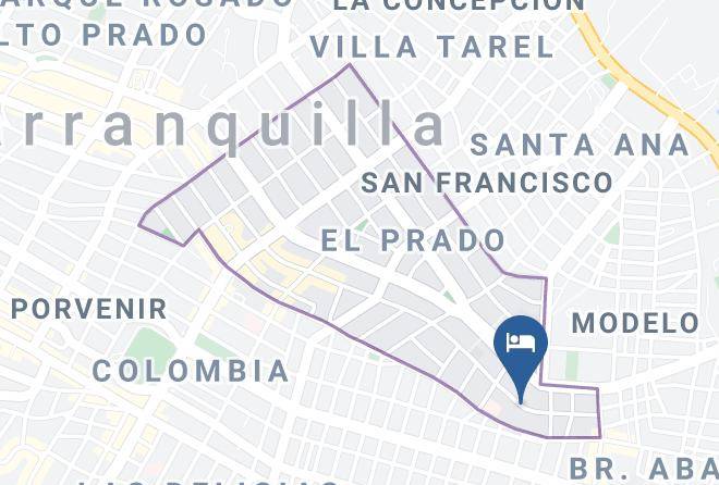 Barranquilla - Byhours Hotel Astor Maps