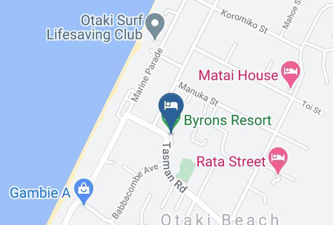 Kapiti Coast - Byrons Resort Maps