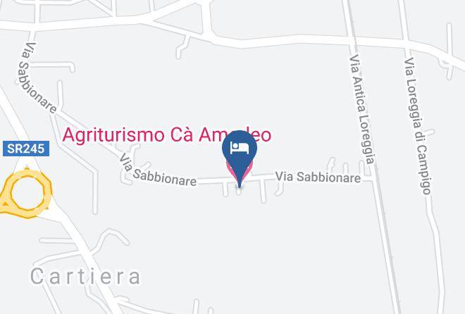 Treviso - Agriturismo Ca Amedeo Maps