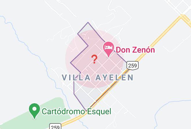 Futaleufu Department - Cabaas Cinco Cerros Maps