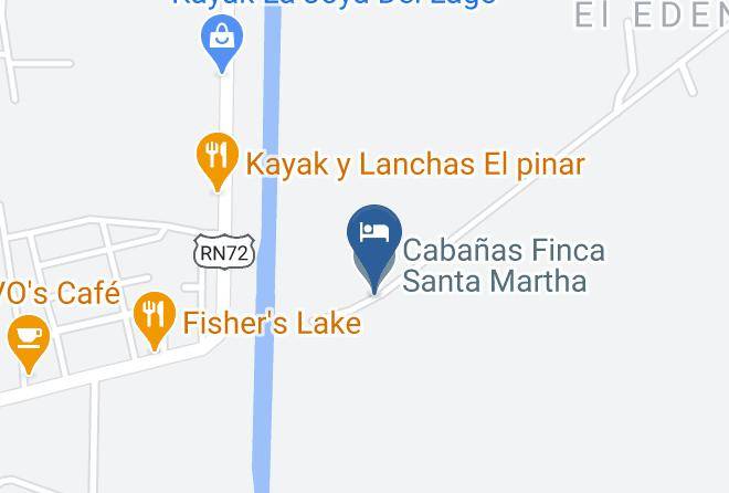Santa Cruz De Yojoa - Cabanas Finca Santa Martha Maps