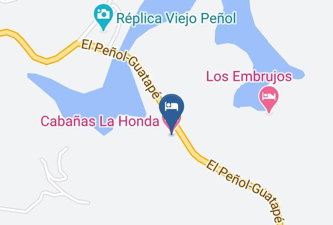 Penol - Cabanas La Honda Maps