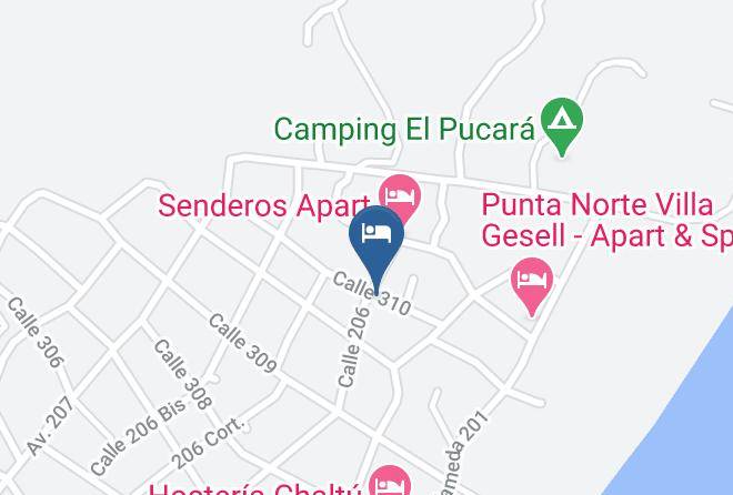 Villa Gesell - Cabana Arken Maps