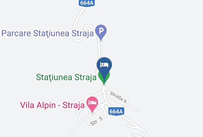 Lupeni - Cabana Atlas Straja Maps