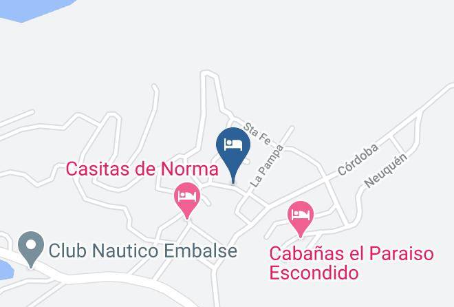 Calamuchita Department - Cabana Atrapa Suenos Maps