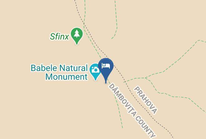 Moroeni - Cabana Babele Maps