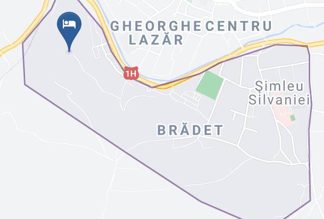 Simleu Silvaniei - Cabana Bradet Maps