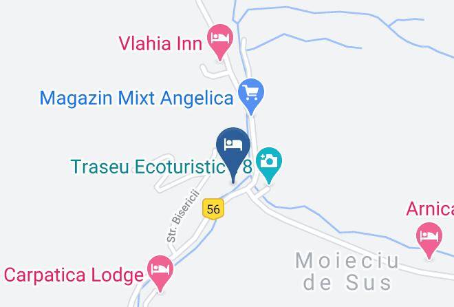 Moieciu - Cabana Bradul Moieciu Maps