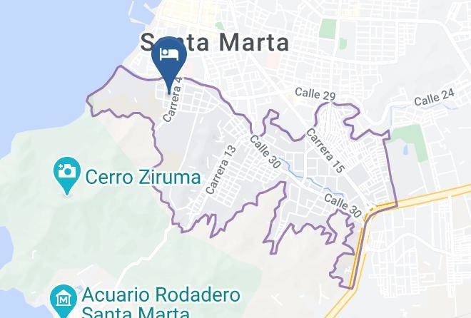 Santa Marta - Cabana Cerca A La Playa Maps
