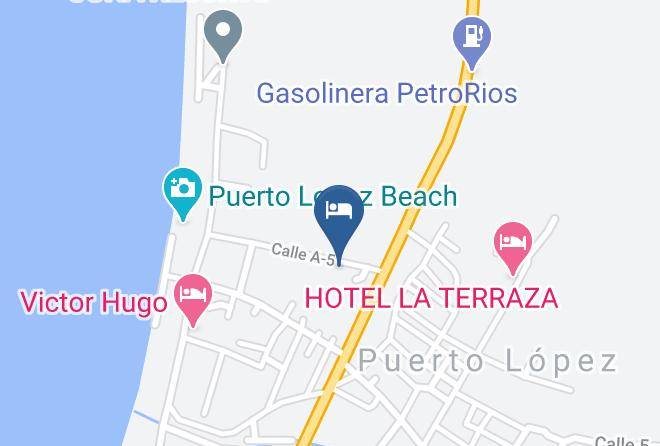 Puerto Lopez - Cabana De Madera Maps