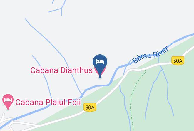 Zarnesti - Cabana Dianthus Maps