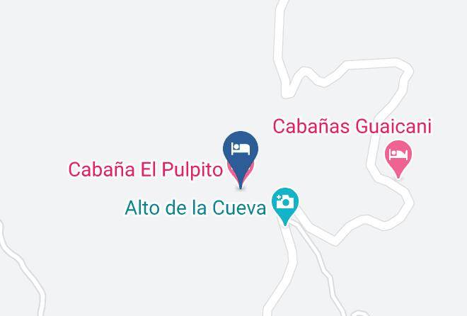 Guican - Cabana El Pulpito Maps