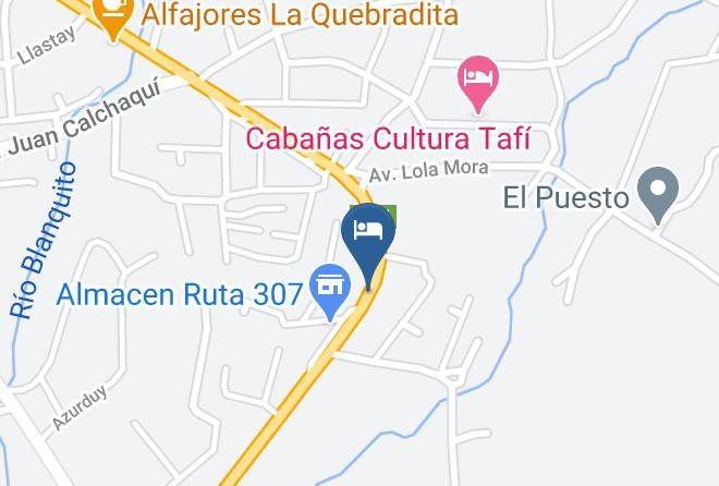 Tafi Del Valle - Cabana El Sacristan Maps