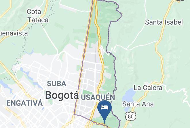Bogota - Cabana En La Calera Bersanina Maps