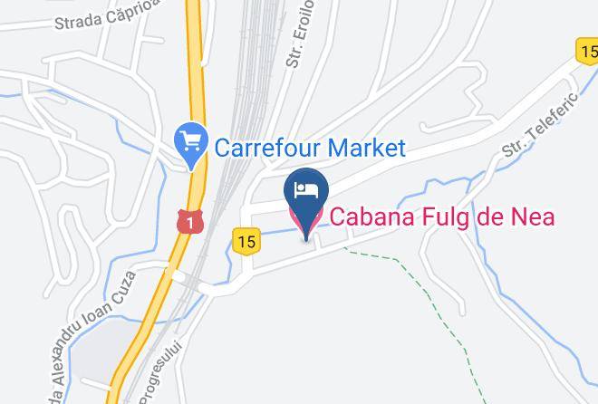 Predeal - Cabana Fulg De Nea Maps