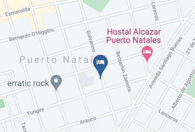 Ultima Esperanza Province - Cabana Galvarino Puerto Natales Maps