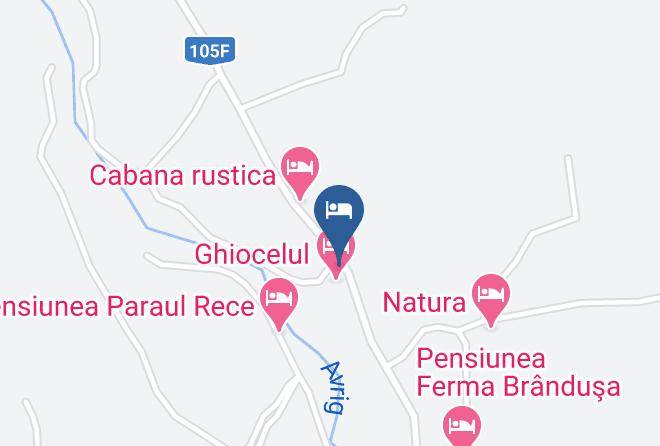Avrig - Cabana Ghiocelul Maps