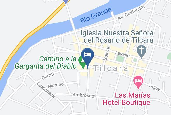 Tilcara - Cabana Gugue Tilcara Jujuy Argentina Maps