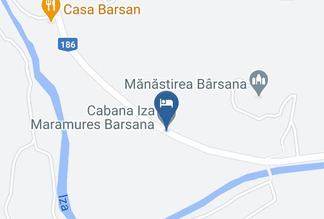 Barsana - Cabana Iza Maramures Barsana Maps