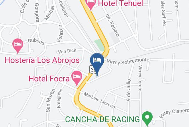 Punilla Department - Cabana Jacaranda Maps