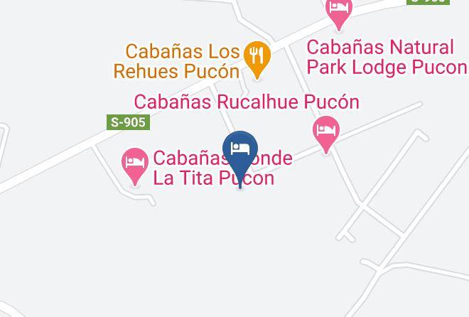 Cautin Province - Cabana Josefa Quetroleufu Maps