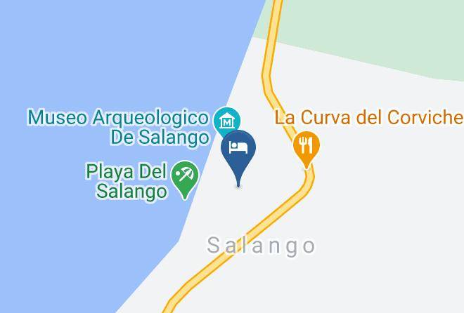 Puerto Lopez - Cabana La Bokana Maps