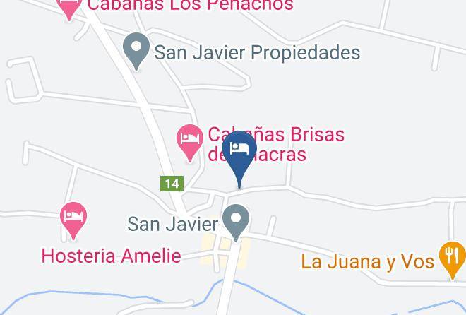 San Javier Department - Cabana La Delfina Maps
